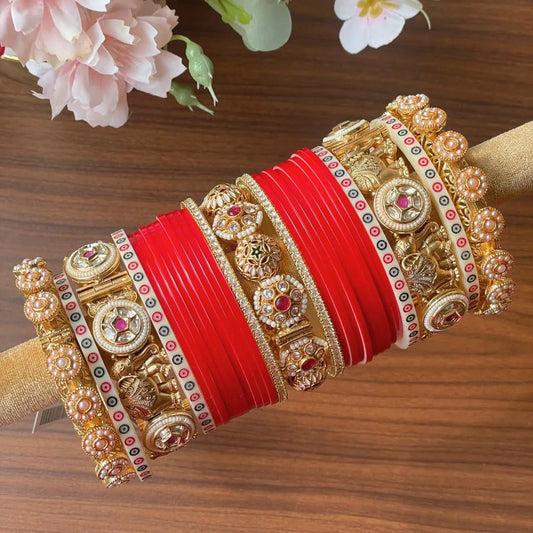 latest artificial jewellery for bridal look with bridal bangles rings and hand accessories