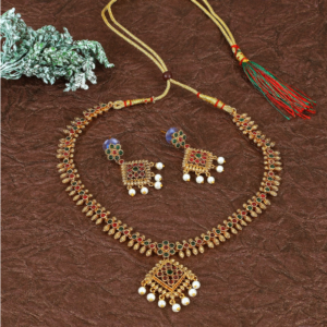 Zinc, Alloy Gold-plated Multicolor, Ruby Red Jewel Set